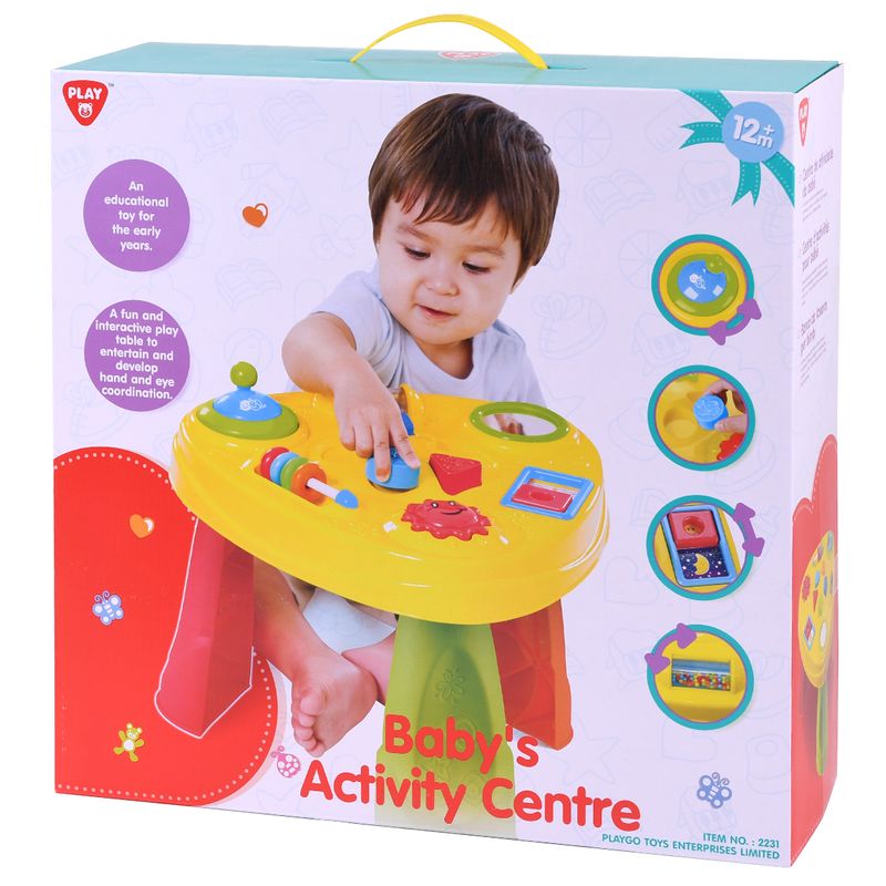 baby activity center table